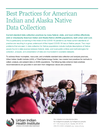 Best Practices for American Indian and Alaska Native Data Collection