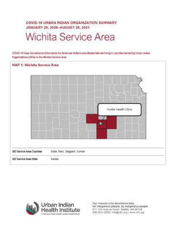 Urban Indian Organization COVID-19 Surveillance Report, Wichita Service Area