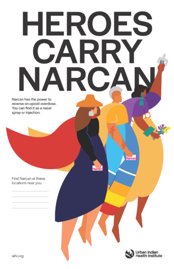 “Heroes Carry Narcan” Poster