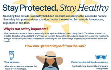 Stay Protected, Stay Healthy: Sun Safety Fact Sheet
