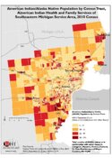 American Indian/Alaska Native Population by Census Tract: American Indian Health and Family Services of Southeastern Michigan Service Area, 2010 Census