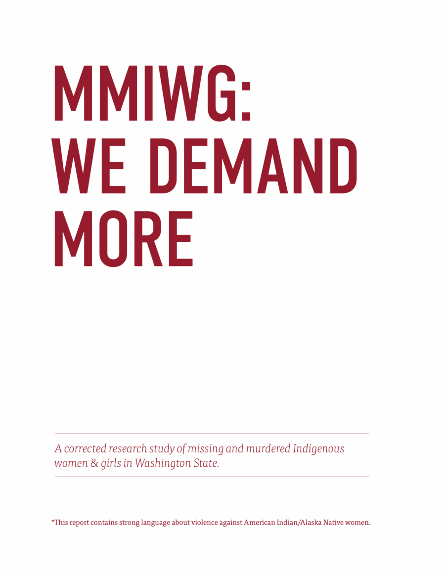 MMIWG: We Demand More
