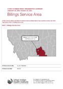 Urban Indian Organization COVID-19 Surveillance Report, Billings Service Area