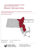 Urban Indian Organization COVID-19 Surveillance Report, Boston Service Area