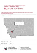 Urban Indian Organization COVID-19 Surveillance Report, Butte Service Area