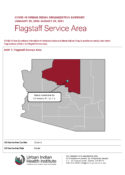 Urban Indian Organization COVID-19 Surveillance Report, Flagstaff Service Area