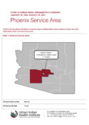 Urban Indian Organization COVID-19 Surveillance Report, Phoenix Service Area