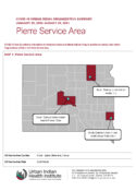 Urban Indian Organization COVID-19 Surveillance Report, Pierre Service Area