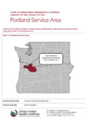 Urban Indian Organization COVID-19 Surveillance Report, Portland Service Area