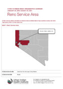 Urban Indian Organization COVID-19 Surveillance Report, Reno Service Area