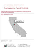 Urban Indian Organization COVID-19 Surveillance Report, Sacramento Service Area