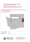 Urban Indian Organization COVID-19 Surveillance Report, Spokane Service Area