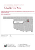 Urban Indian Organization COVID-19 Surveillance Report, Tulsa Service Area