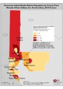 American Indian/Alaska Native Population by Census Tract: Nevada Urban Indians, Inc. Service Area, 2010 Census