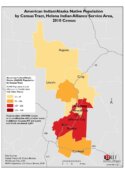 American Indian/Alaska Native Population by Census Tract: Helena Indian Alliance Service Area, 2010 Census