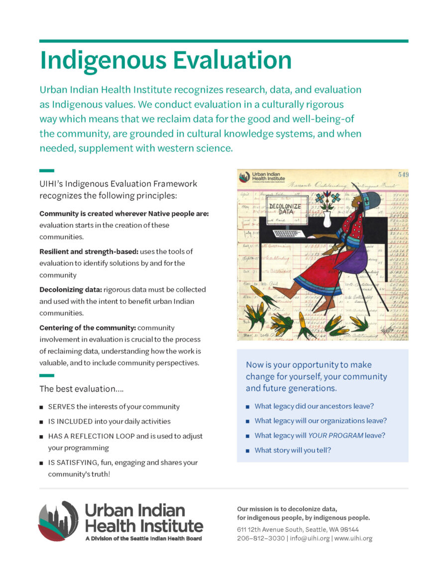 Indigenous Evaluation Overview