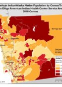 American Indian/Alaska Native Population by Census Tract: San Diego American Indian Health Center Service Area, 2010 Census